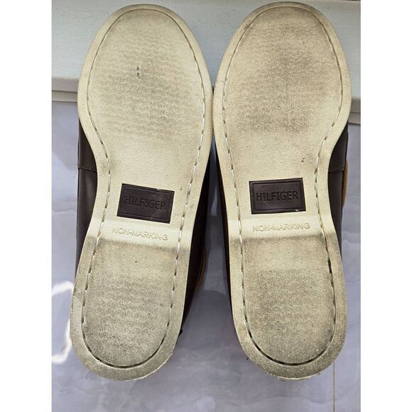 Tommy Hilfiger Mens Size 8.5 Brown Loafer - Picture 12 of 12